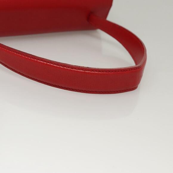 DIOR Hand Bag Leather Red Gold - Picture 7 of 12